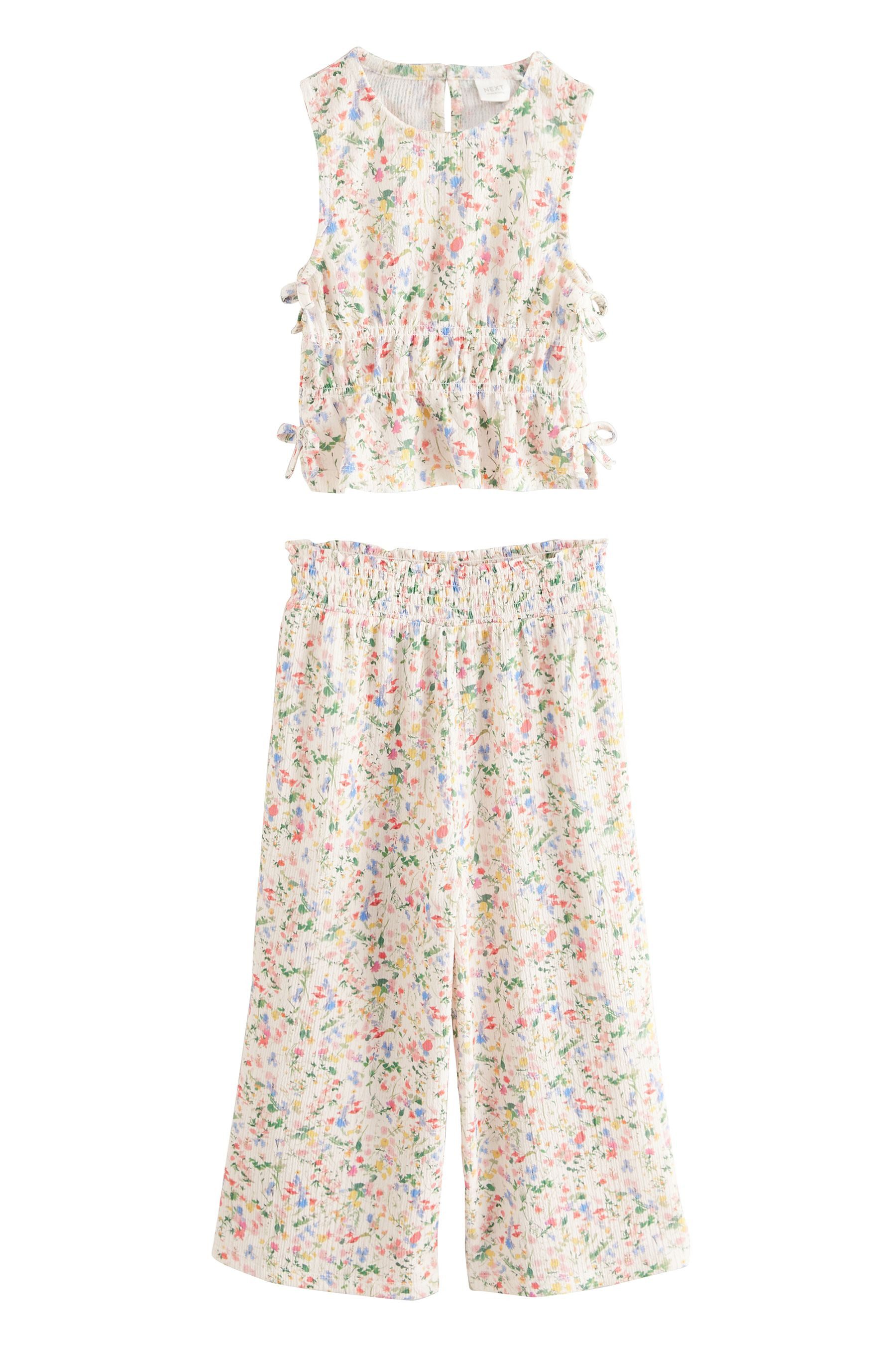 Top & Hose Oberteil und Hose mit weitem Bein im Set