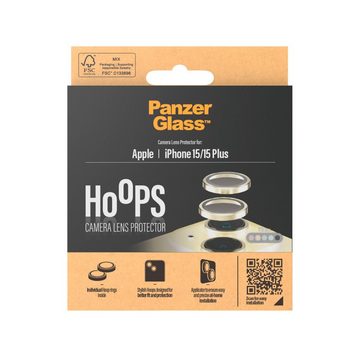 PanzerGlass Hoops Camera Protector für Apple iPhone 15, Apple iPhone 15 Plus, Kameraschutzglas