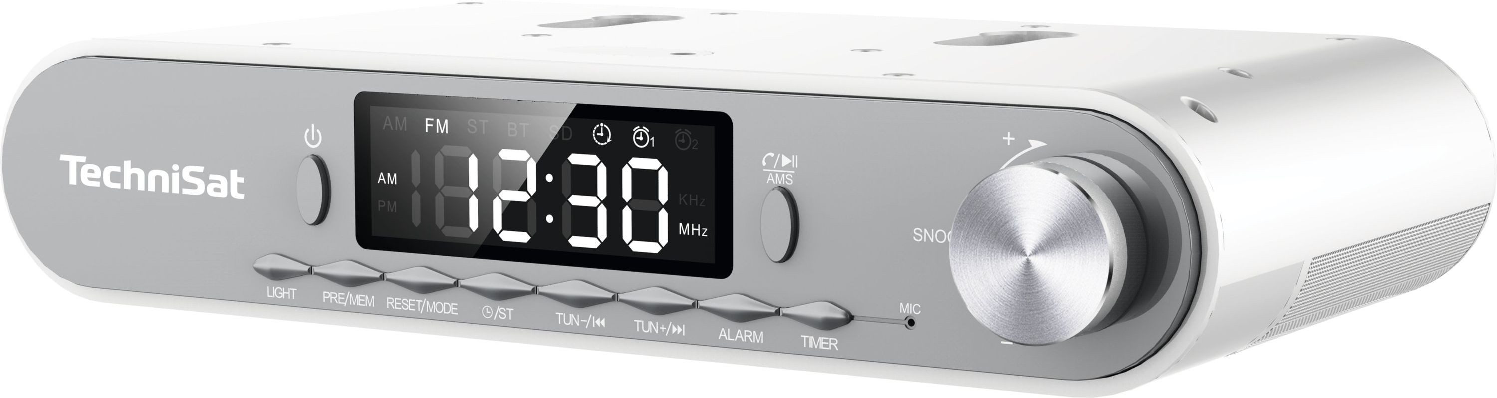 TechniSat KitchenRadio Küchen-Radio (FM-Tuner mit RDS, 5 W, Direktwahltaste, Weckfunktionen, Bluetooth, Freisprecheinrichtung)