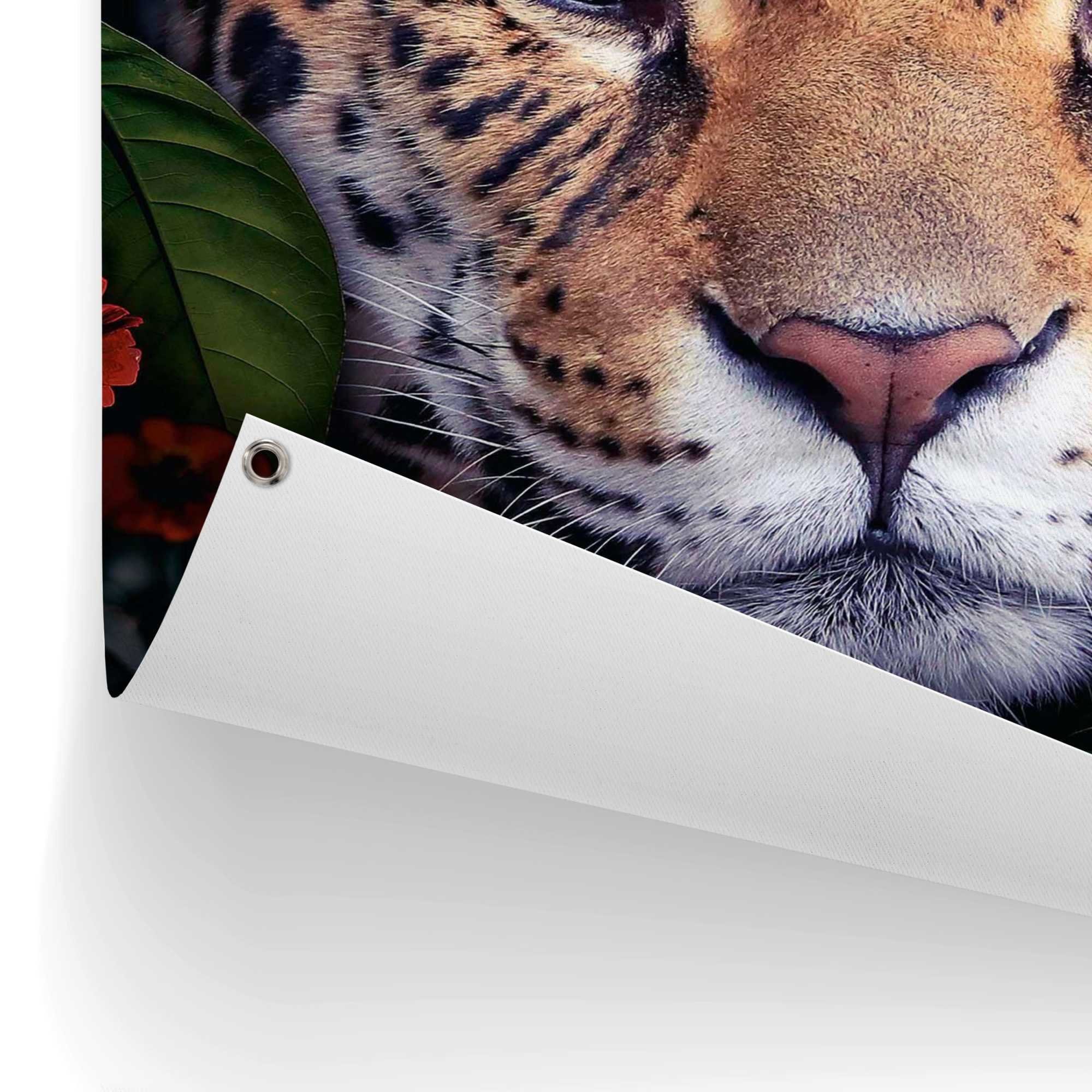 Reinders! Poster Leopard, Hochwertiger Druck aus 100 % pvc für den  Außeneinsatz