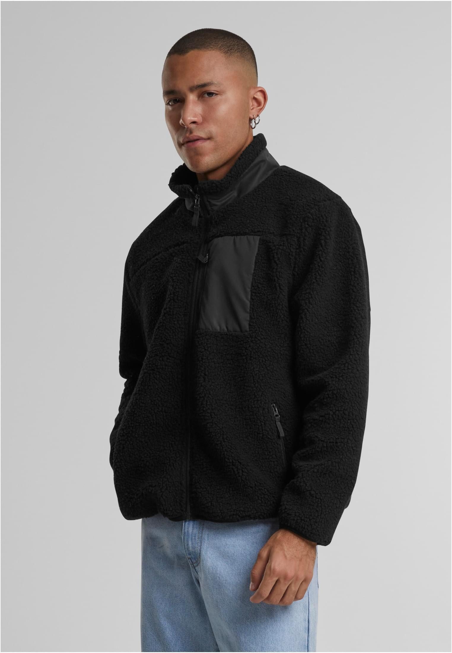 Outdoorjacke Teddy Jacket With Stand Up Collar Herren Jacke
