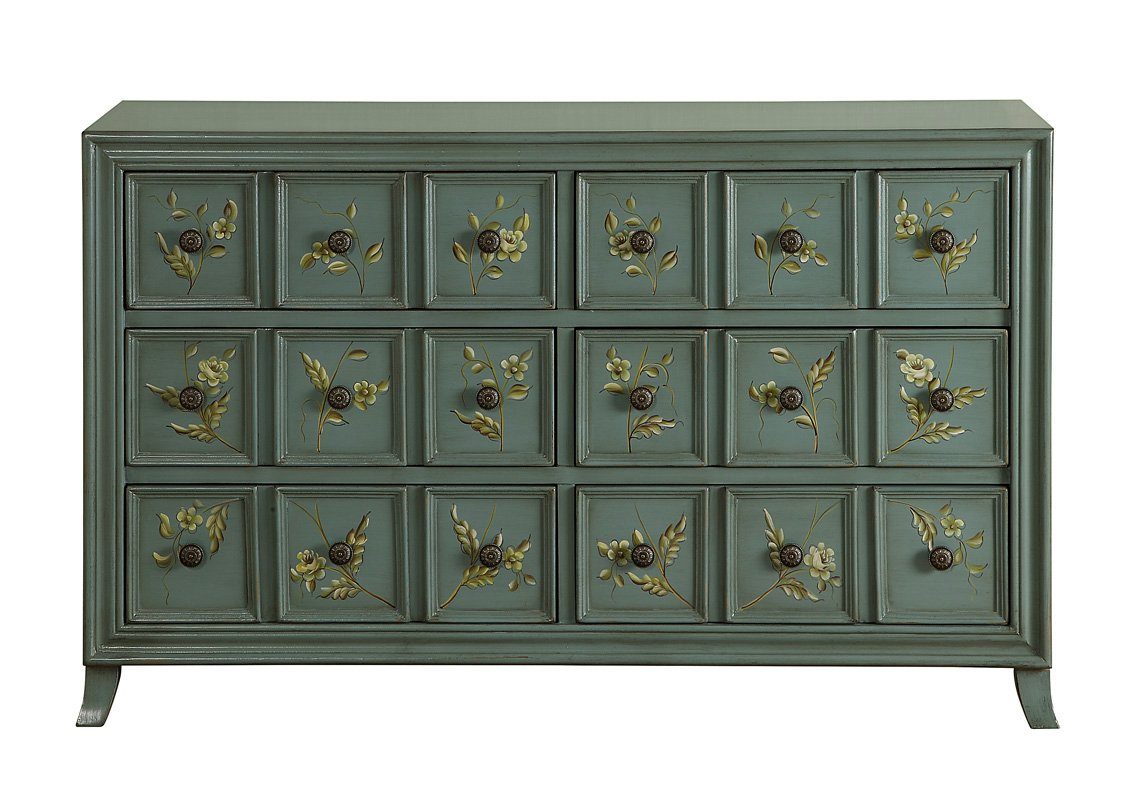 JVmoebel Apothekerschrank Kommode Sideboard Schrank Apotheken Kommoden Sideboards 18 Schubladen