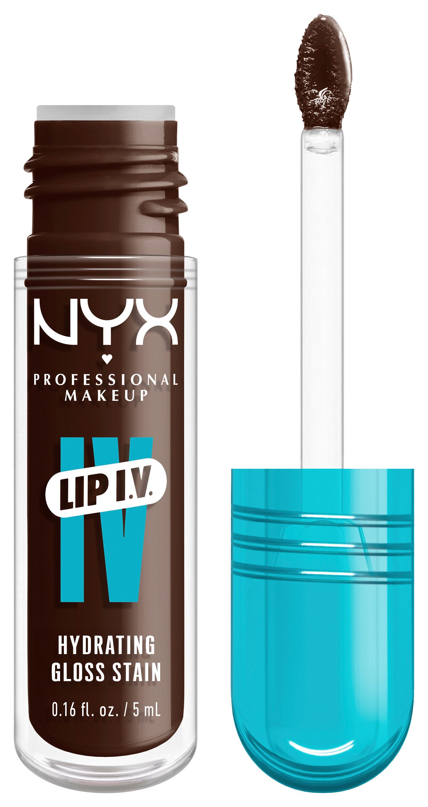NYX PROFESSIONAL MAKEUP Lipgloss LIP IV GLOSS SERUM, gibt den Lippen einen unwiderstehlichen Wet-Look