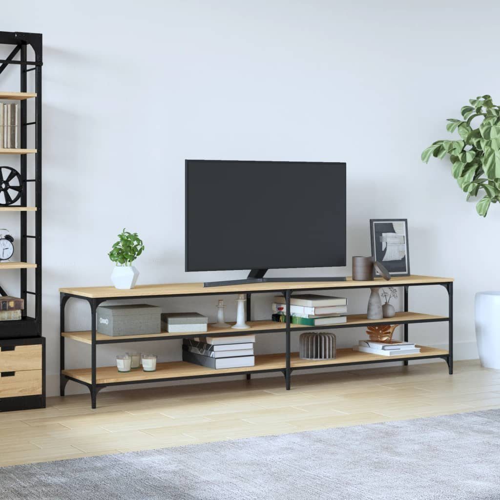Metall Sonoma-Eiche 200x30x50 cm furnicato Holzwerkstoff und TV-Schrank