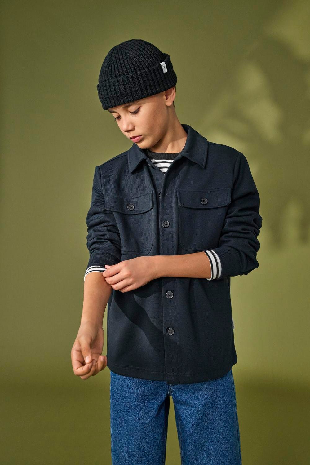 ONLY & SONS junior Langarmhemd OSJNEW KODYL OVERSHIRT SWEAT SWT NOOS Baumwoll-Sweat, regular fit