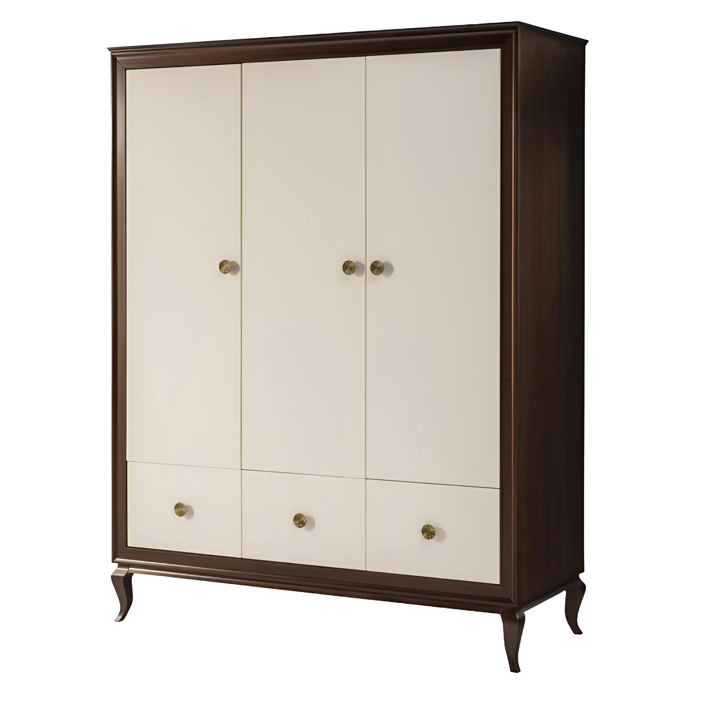 Xlmoebel Kleiderschrank Praktischer Garderobenschrank mit zeitlosem Design in Holzoptik (Kleiderschrank) Hergestellt in Europa