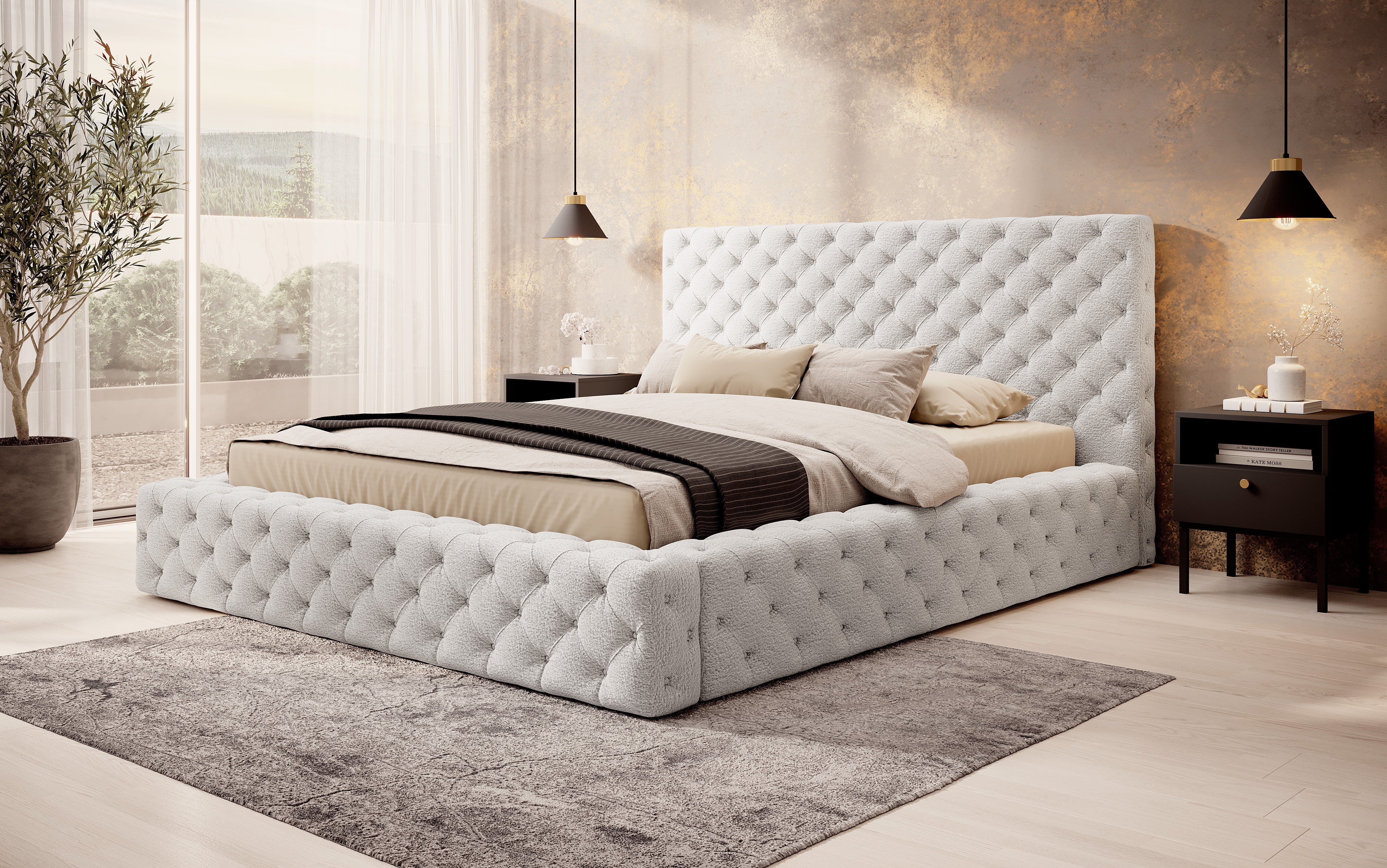 yourhouse24 Polsterbett Princce Bett Doppelbett Bettgestell günstig online kaufen