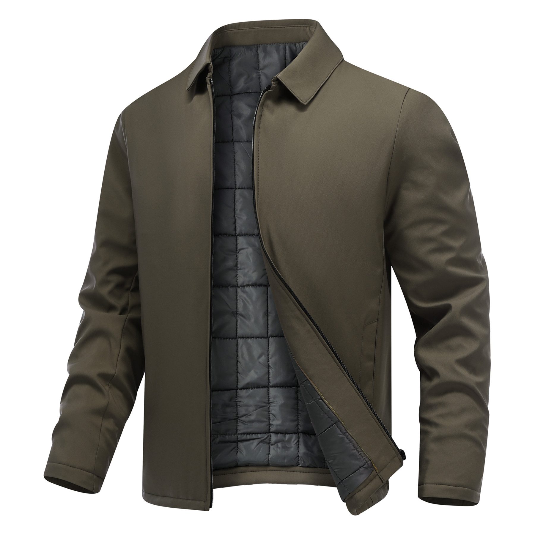 Allthemen Bomberjacke mit warmem Futter Winterjacke günstig online kaufen