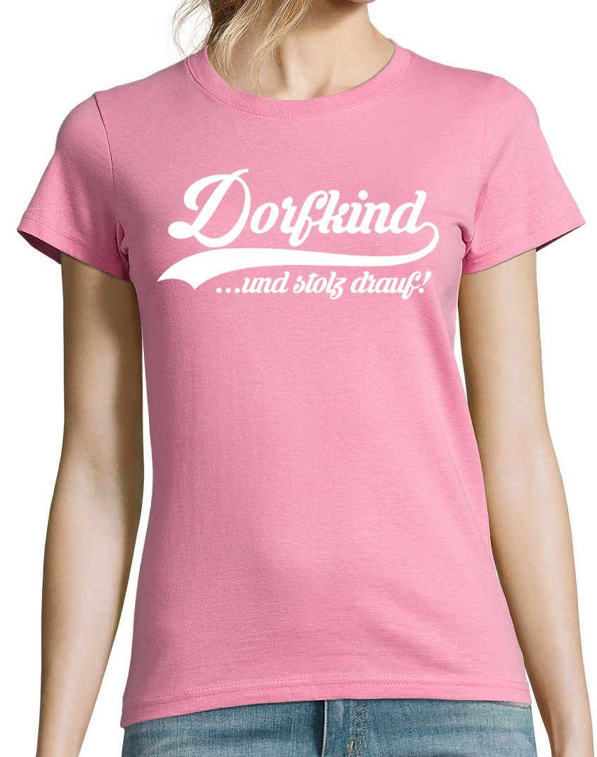 Youth Designz Print-Shirt Dorfkind Damen T-Shirt mit modischem Print günstig online kaufen