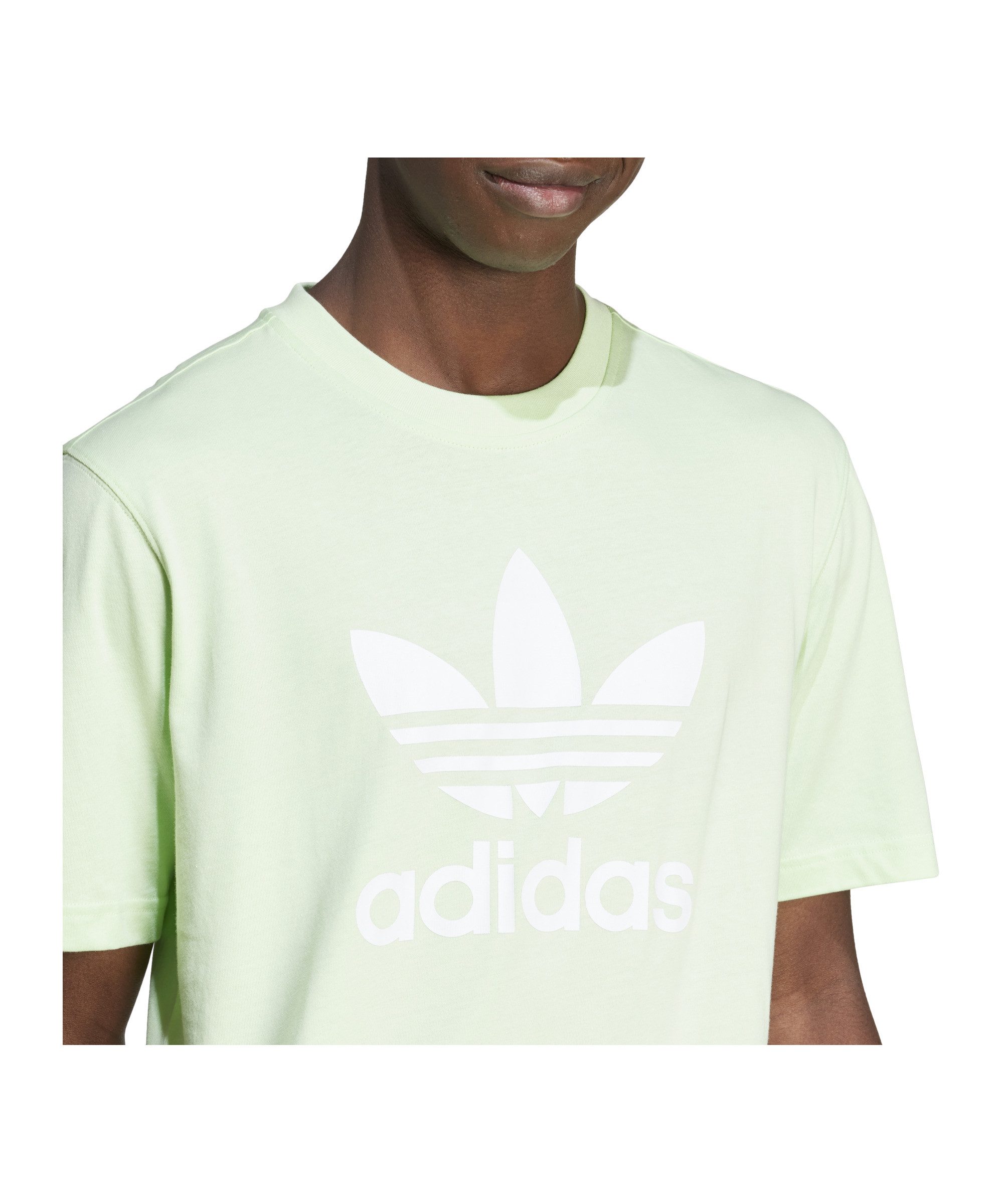 adidas Originals T-Shirt adidas Originals T-Shirt Weiß Kurzarm-Shirts Baumwolle