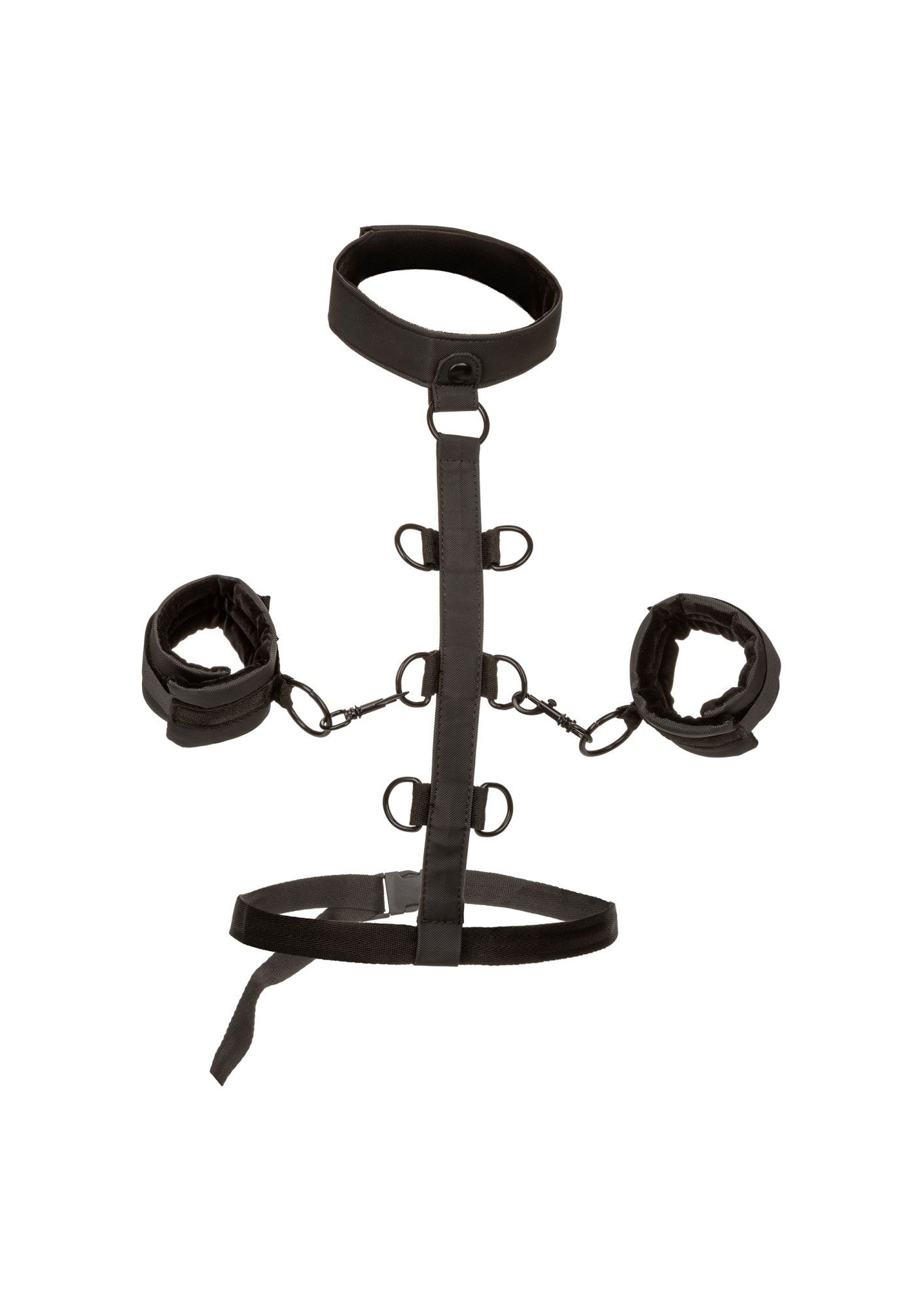 Fesselgurt Fesseln - schwarz mit Halsband Calexotics Boundless