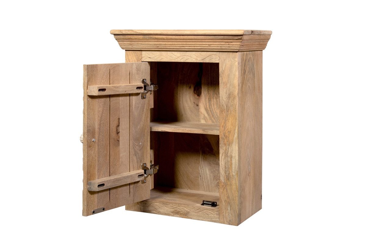 Main Möbel Hängeschrank Badoberschrank 45x60cm 'Tibet' Mango natur & weiß a günstig online kaufen