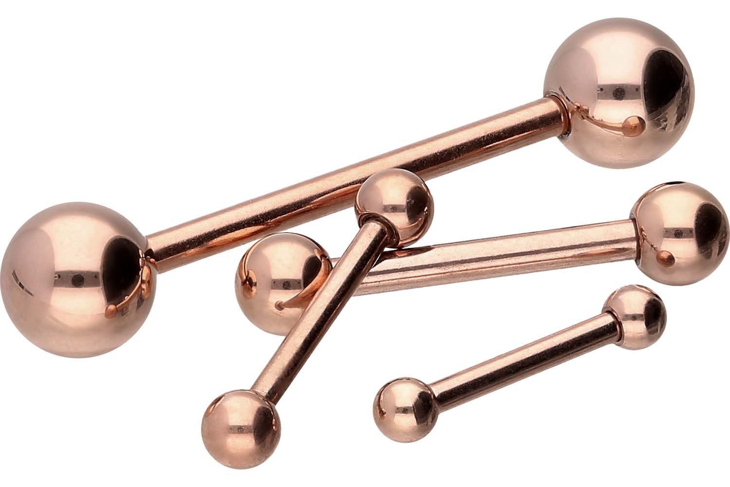 PIERCINGLINE Brustwarzenpiercing Titan Barbell (Barbells, 1-tlg)