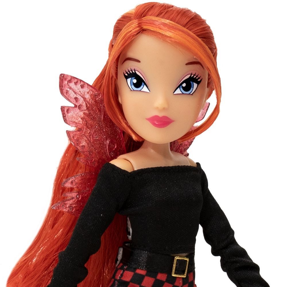 Winx Club Anziehpuppe Bloom Fashion Puppe Winx Club Black-Red Style