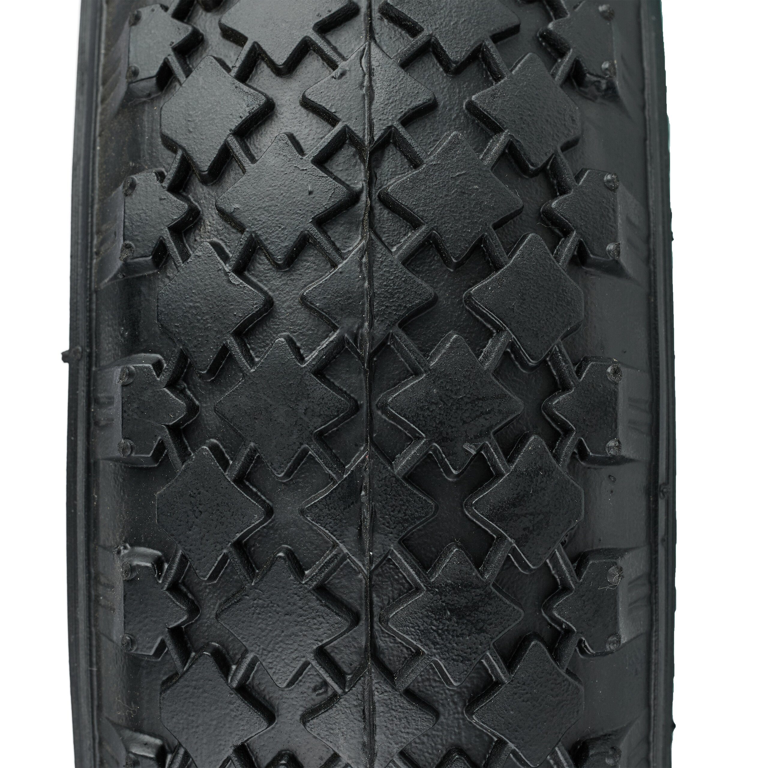 relaxdays Sackkarren-Rad Sackkarrenrad 2er Set 3.00-4, Schwarz-Rot