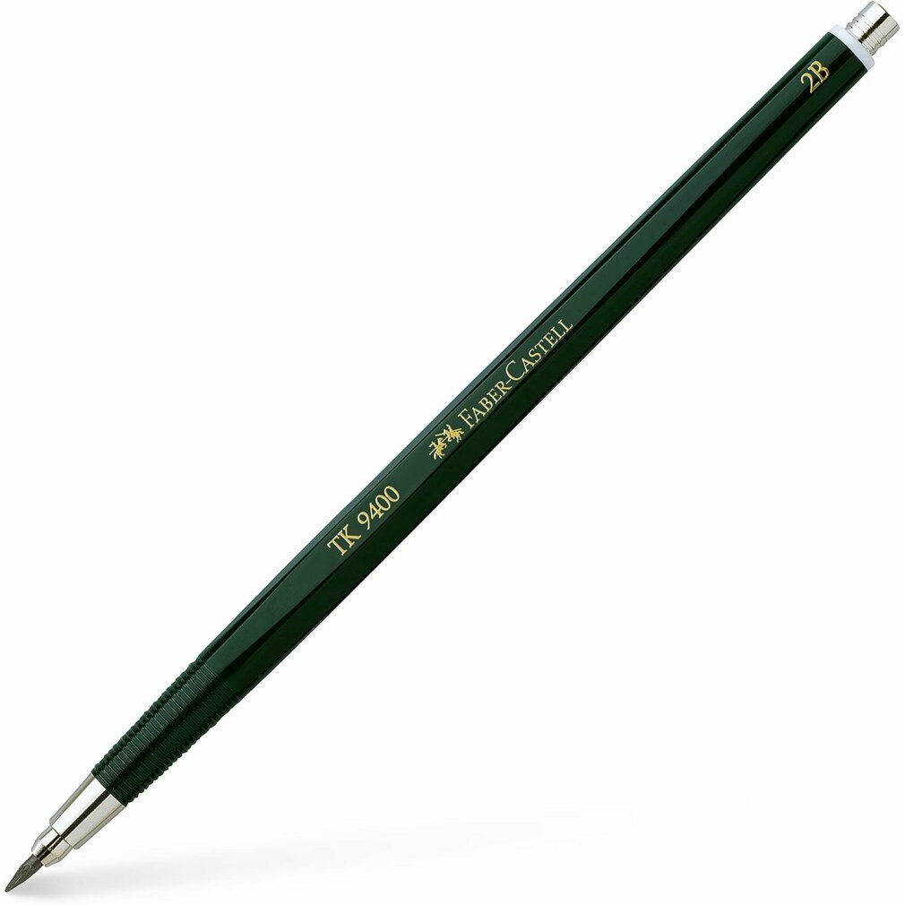 Faber-Castell Bleistift TK® 9400 Fallminenstift grün 2B 2,0 mm