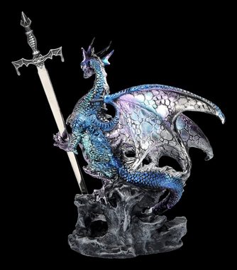 Figuren Shop GmbH Brieföffner Drachen Figur mit Brieföffner - Sword of the Dragon - Drachenfigur Dekoration Fantasy