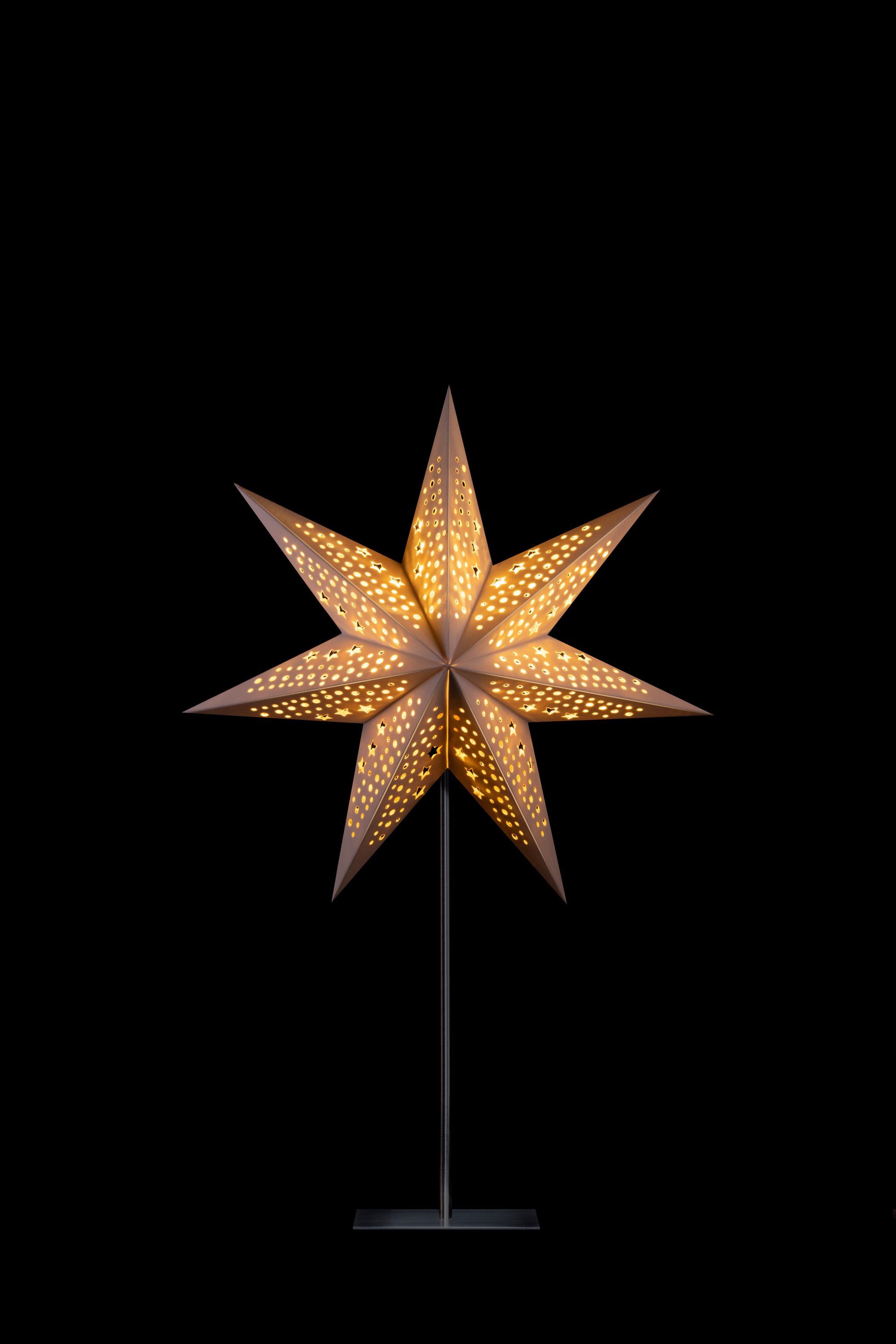 STERNTALER Dekostern, Dekostern Weihnachtsstern Papier Samt Faltstern mit S günstig online kaufen