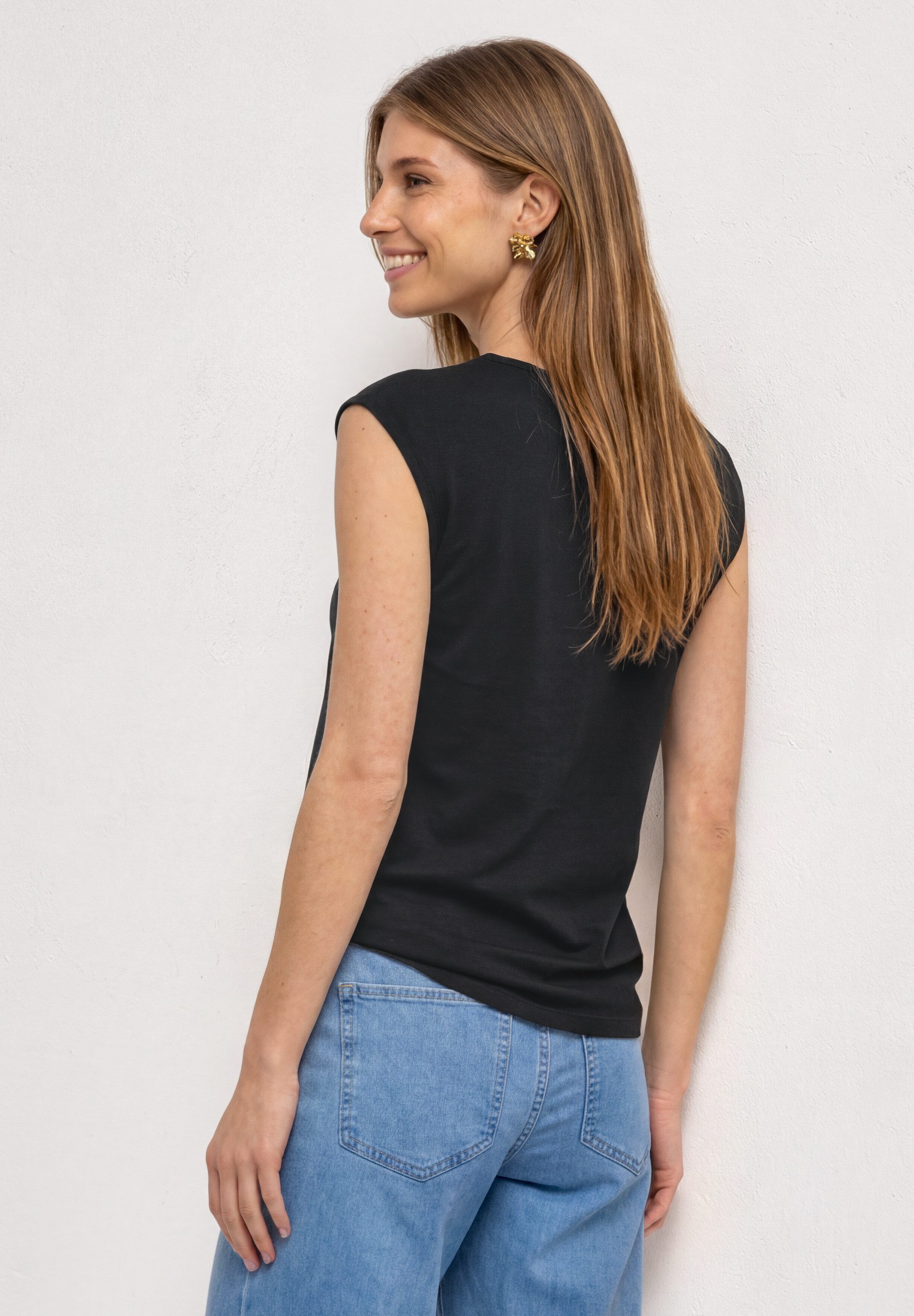 STREET ONE T-Shirt mit Cut-Out Detail