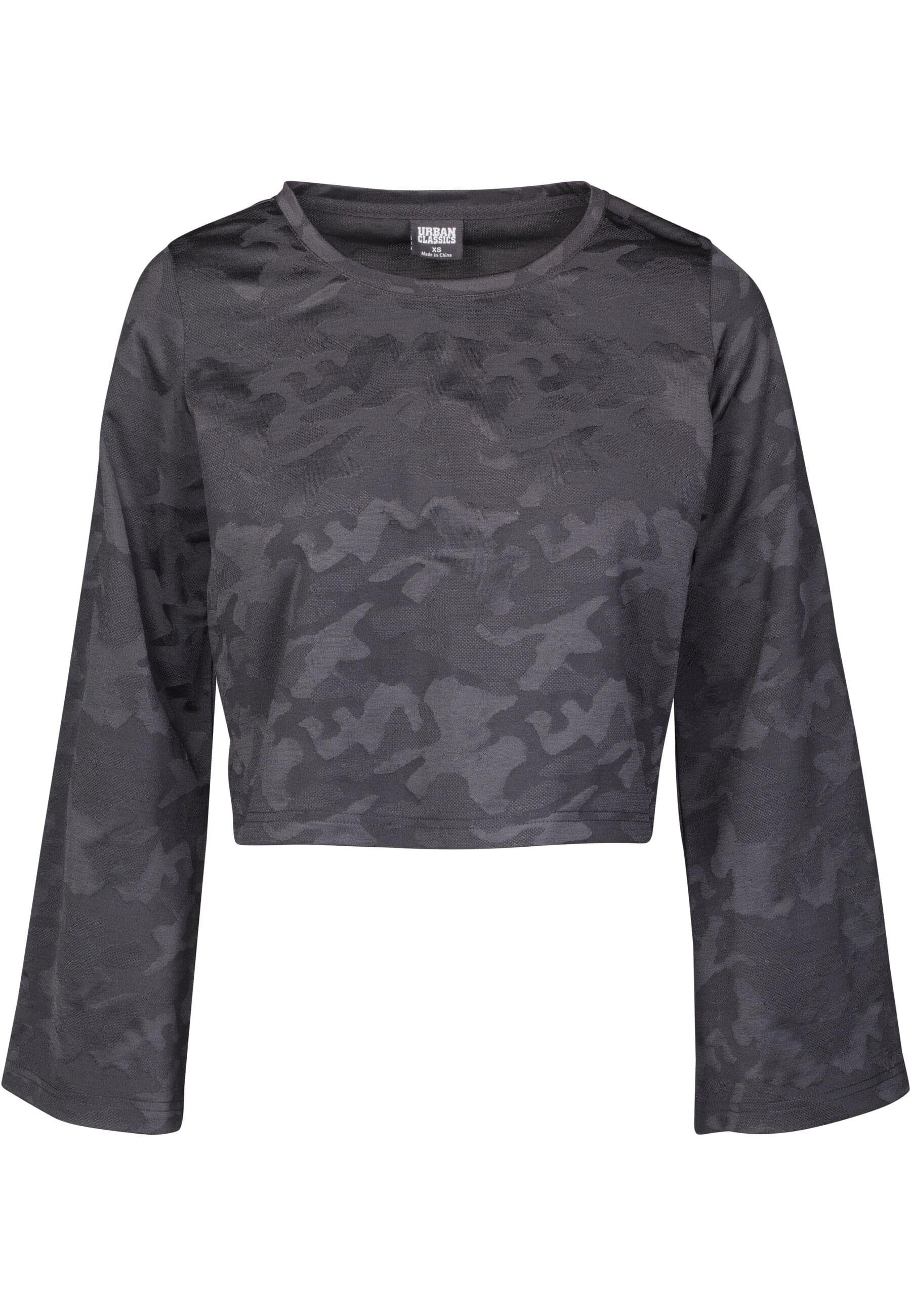 CLASSICS Short T-Shirt Ladies URBAN L/S Damen Camo (1-tlg) Jacquard