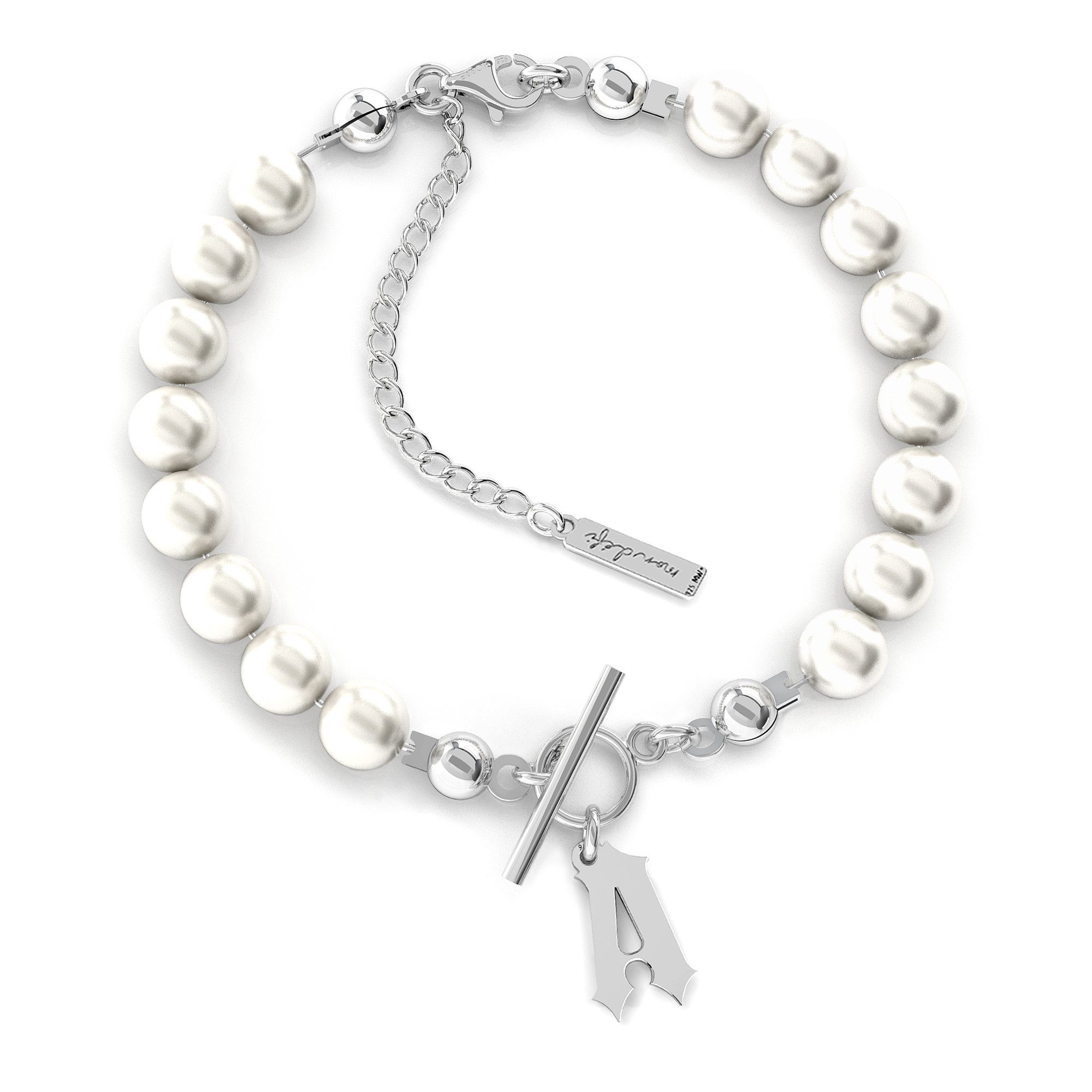 Giorre Armband »34512«, mit Swarovski-Perlen und Buchstaben-Anhänger online  kaufen | OTTO