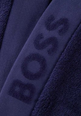 Hugo Boss Home Bademantel PLAIN, 100% Baumwolle, mit modernem Design