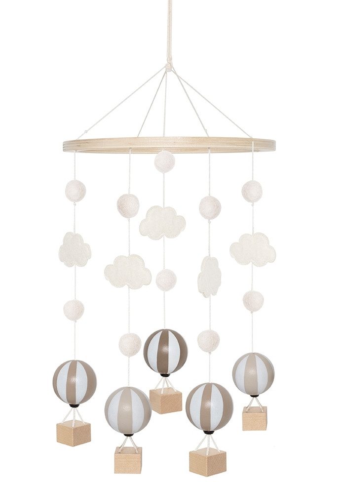 Mobile Heißluftballons, 20cm, Rund für Kinderzimmer