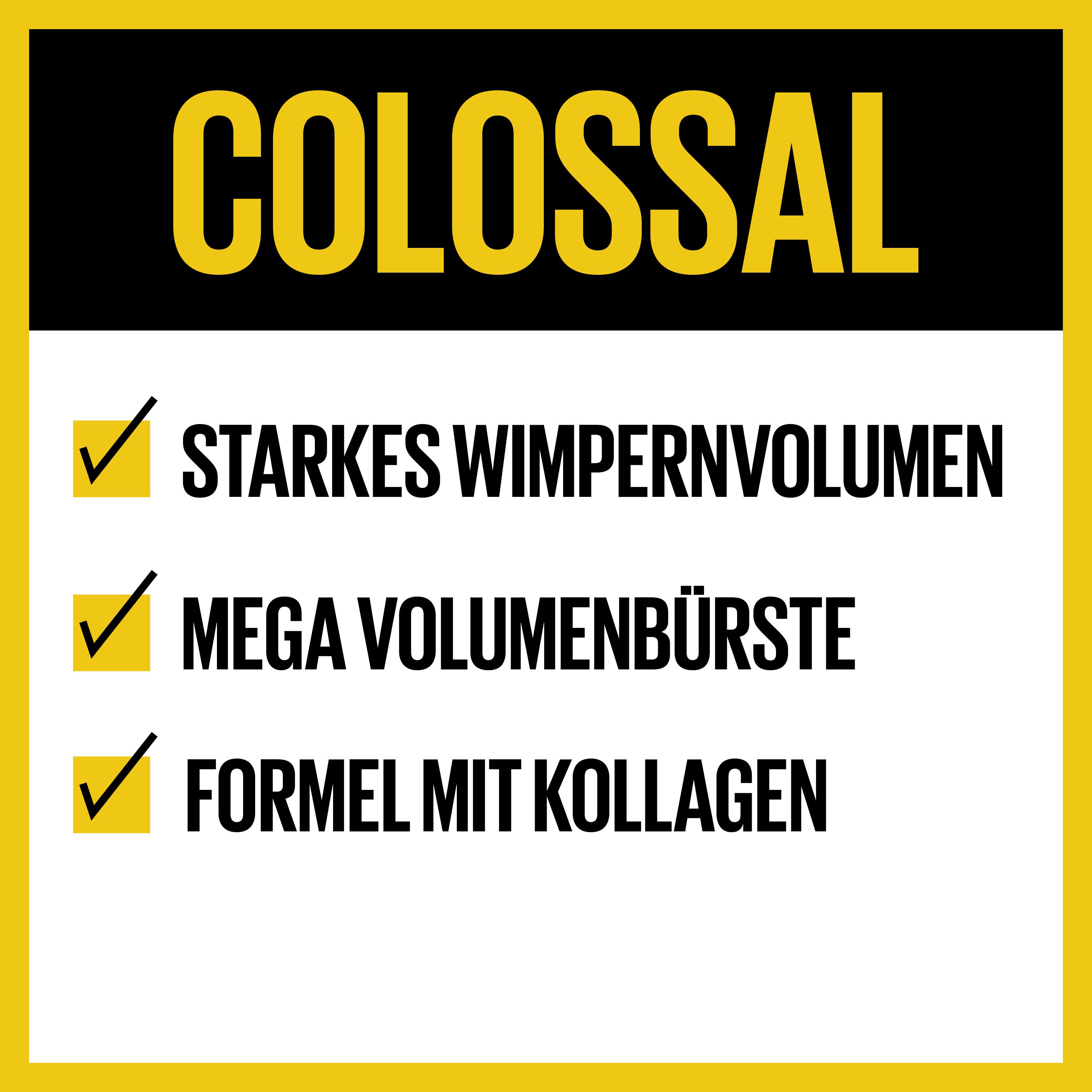 MAYBELLINE NEW YORK Mascara Volum' Express Colossal Go Extreme!, mit hochkonzentrierter Formel – Bild 3 von 5
