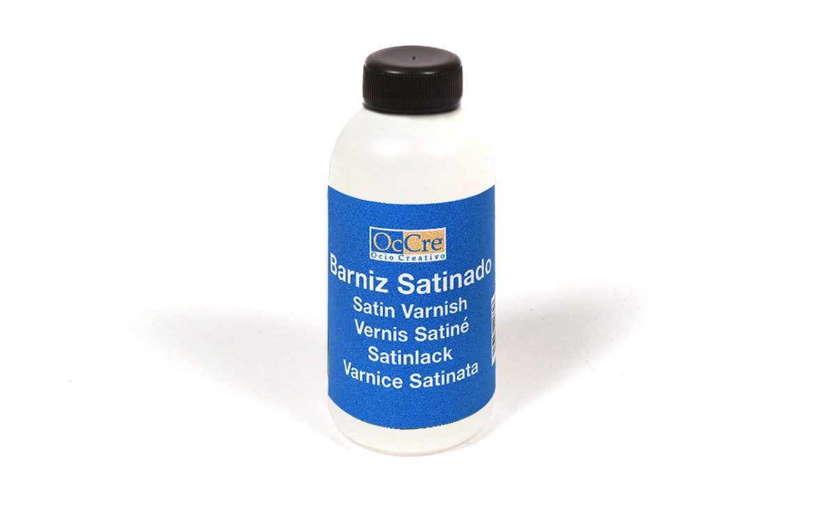 OcCre Modellbausatz Satinlack 100 ml EOL, (Bastelbedarf, 1-tlg., Oberflächenbehandlung), Made in Europe