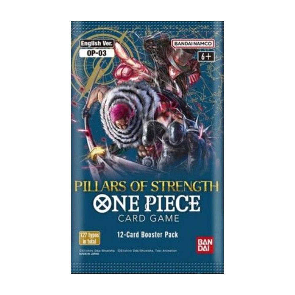 Bandai Sammelkarte One Piece Pillars of Strength Booster OP03 Englisch