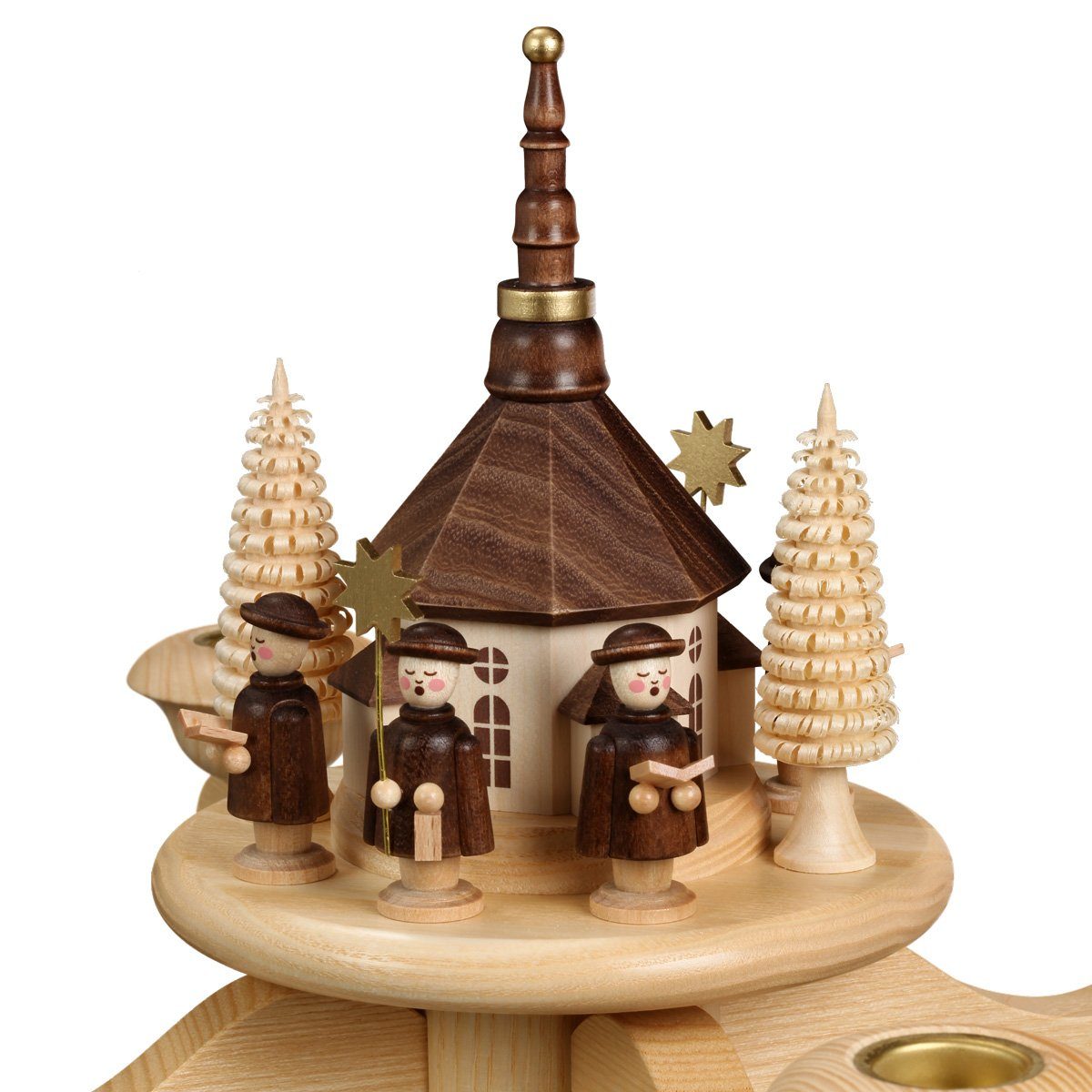 Volkskunstwerkstatt Unger Adventsleuchter Adventsleuchter mit Seiffener Kir günstig online kaufen