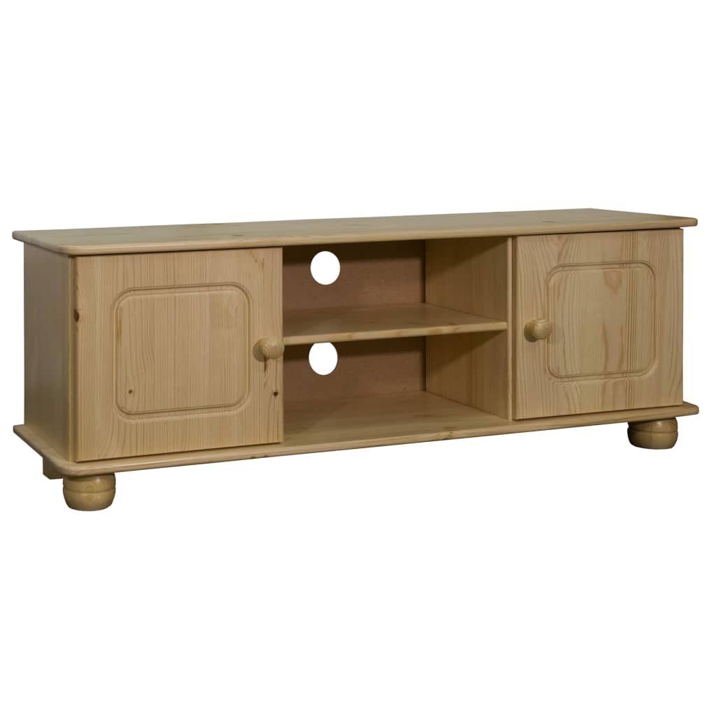 furnicato TV-Schrank 115x29x40 cm Massivholz Kiefer