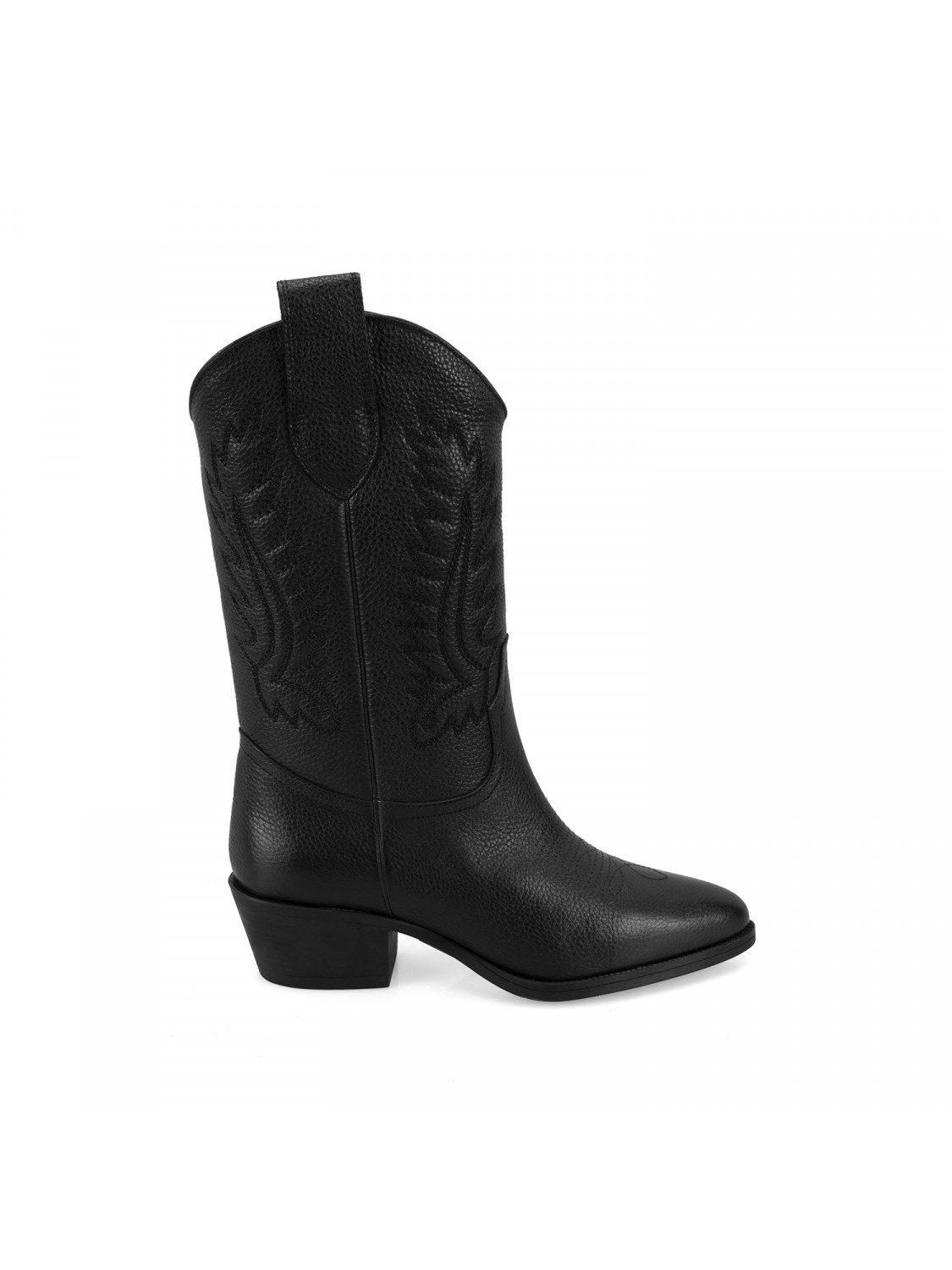 Desa Damen-Lederstiefel – 5 cm Absatz, zum Hineinschlüpfen, atmungsaktiv St günstig online kaufen