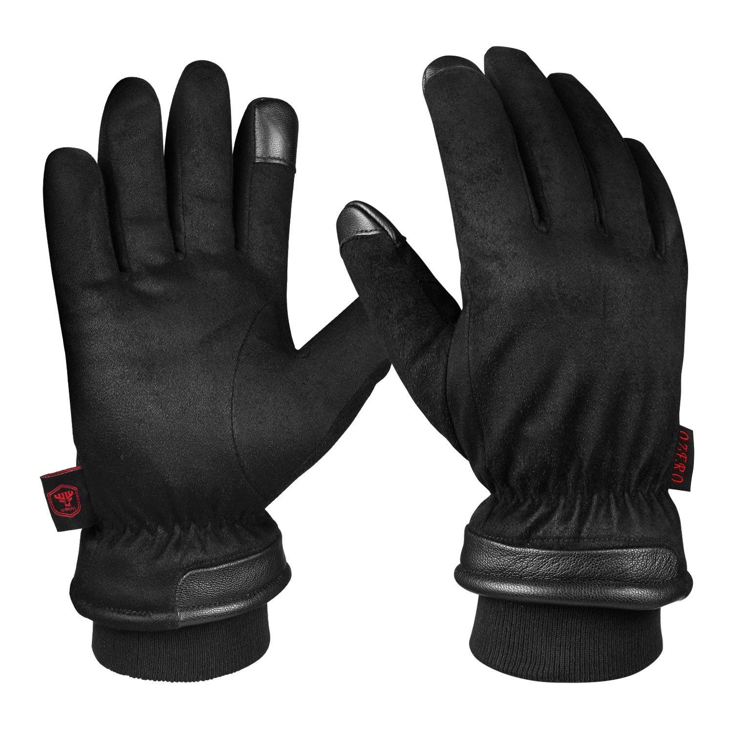 Sport Handschuhe Haiaveng Herren und Arbeit Multisporthandschuhe für wasserdichte Winterhandschuhe,