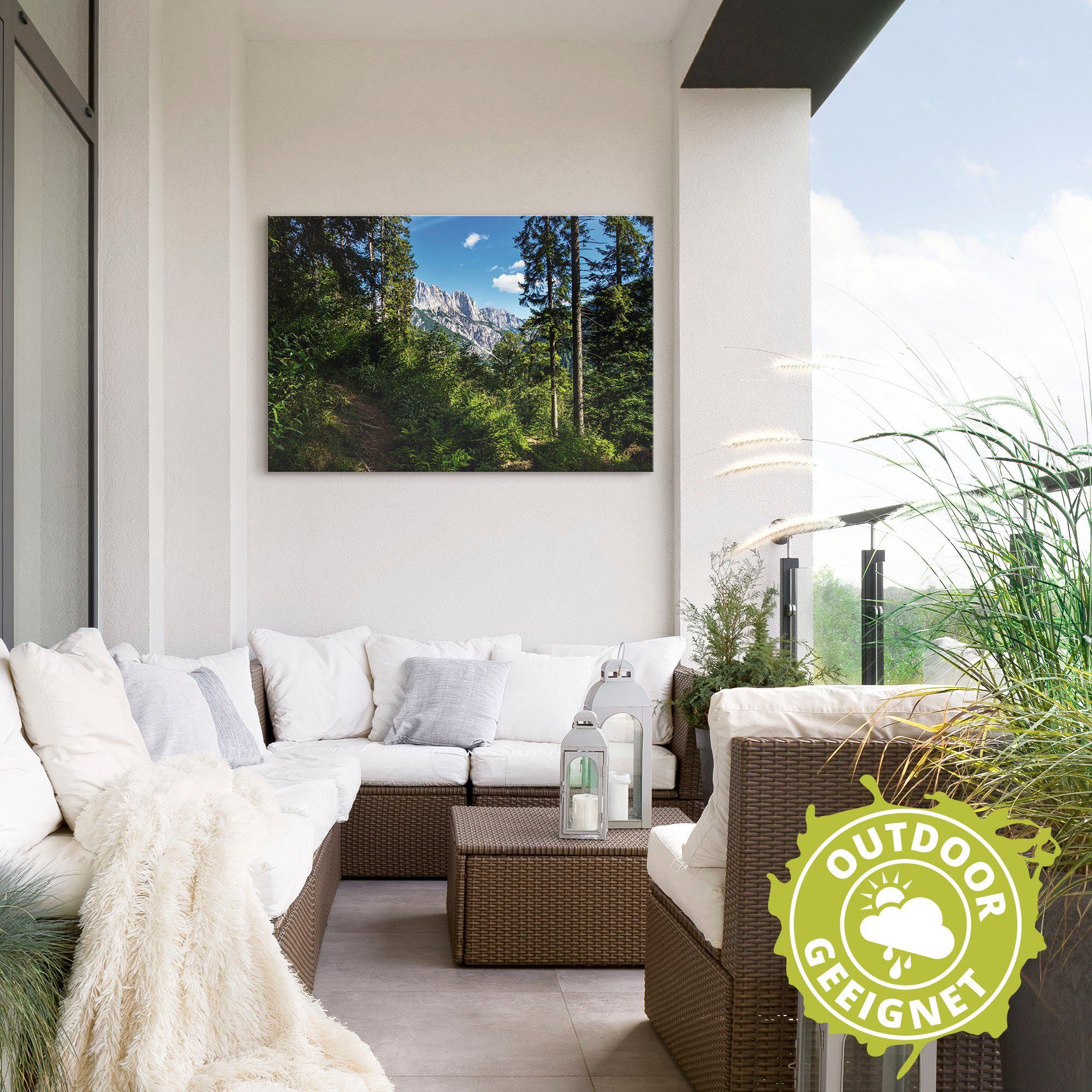 Artland Wandbild »Landschaft im Klausbachtal«, Waldbilder (1 Stück), in vielen Größen & Produktarten - Alubild / Outdoorbild für den Außenbereich, Leinwandbild, Poster, Wandaufkleber / Wandtattoo auch für Badezimmer geeignet-HomeTrends