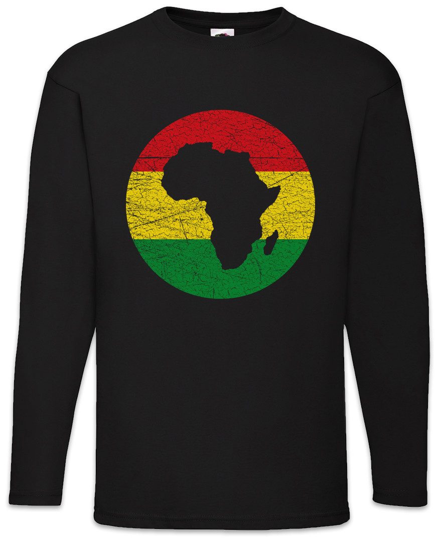 Urban Backwoods Langarmshirt Zion Africa Circle Langarm T-Shirt Jah Ras Musik Babylon Irie Reggae (1-tlg) Babylon Music Marley Irie