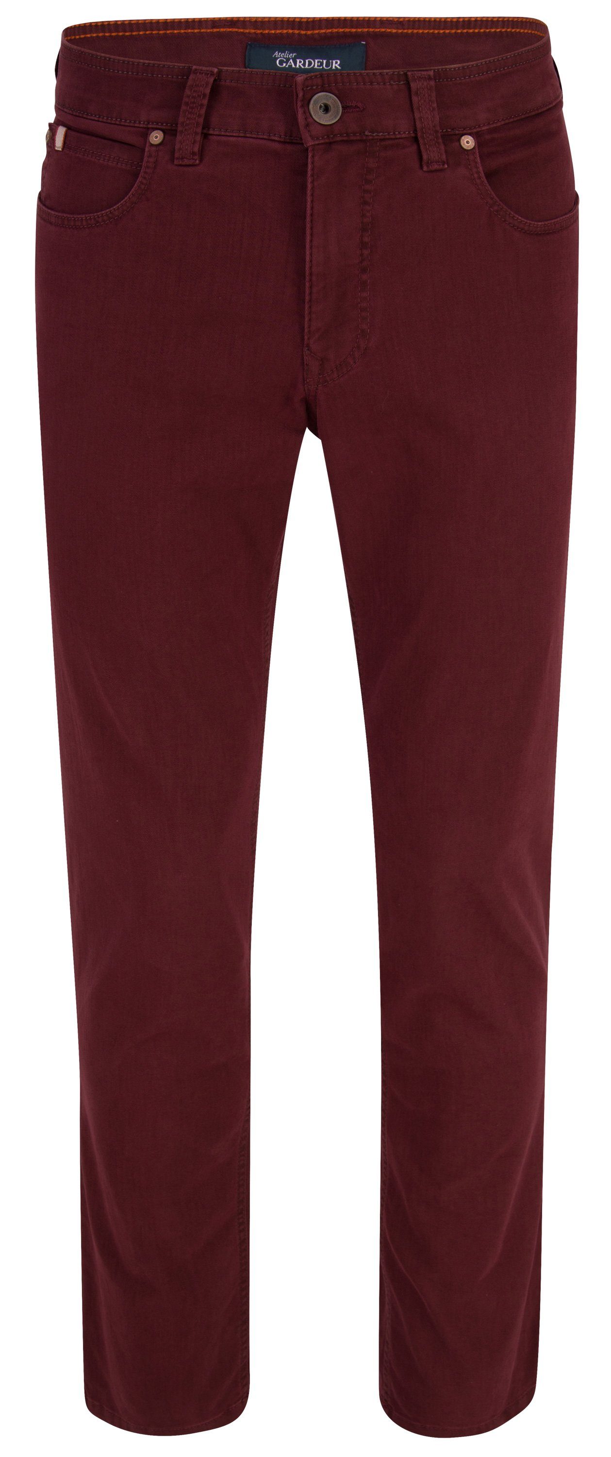 Atelier GARDEUR 5-Pocket-Jeans ATELIER GARDEUR BATU bordeauxrot 2-0-411121- günstig online kaufen