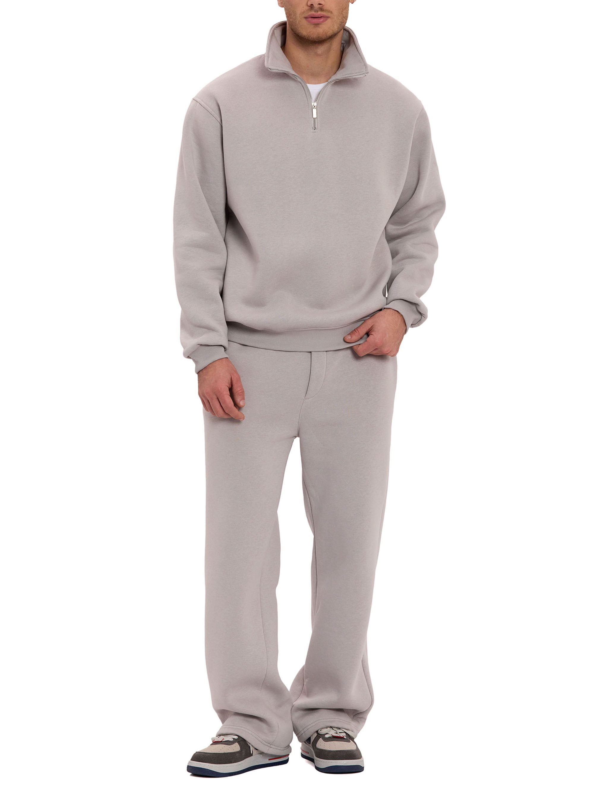 RedBridge Jogginganzug mit Stehkragen und Half Zip Pflegeleichte Loungewear (Set, 2-tlg)