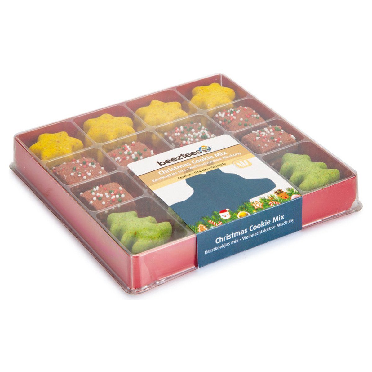 Beeztees Weihnachtsgebäck Mix (32er Pack), Snack für: Hund