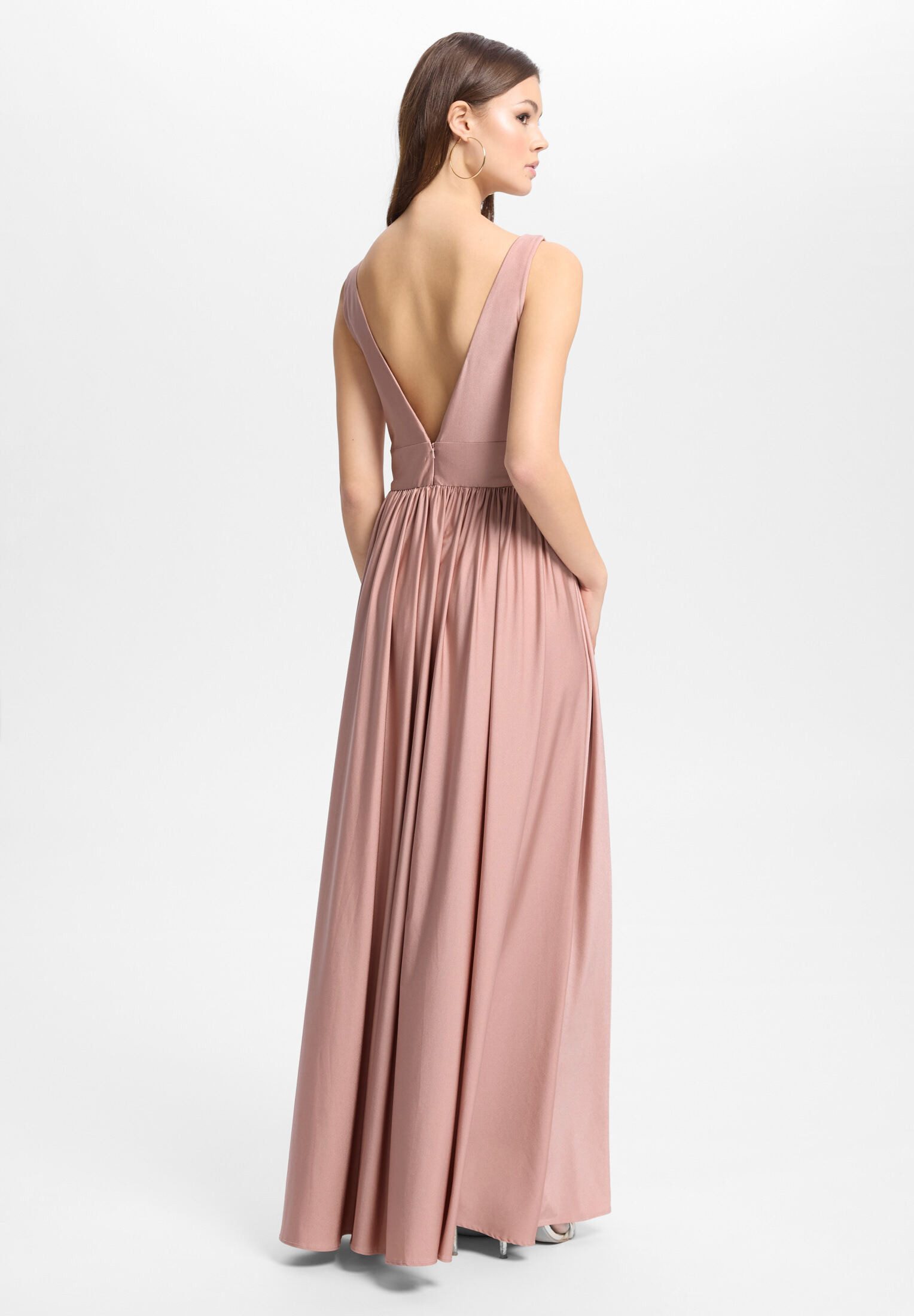 Hey Kyla Abendkleid - Empire Abendkleid aus Jersey mit Beinschlitz Taillierter Schnitt mit fließendem Rockteil