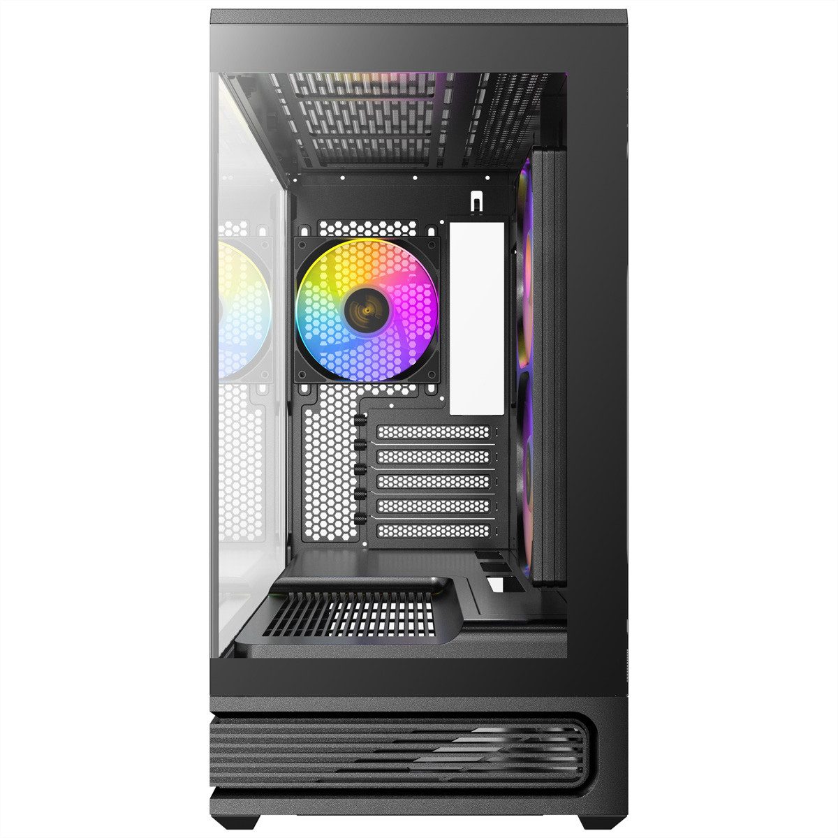Antec PC-Gehäuse Constellation C2M ARGB Black MicroATX PC Gehäuse