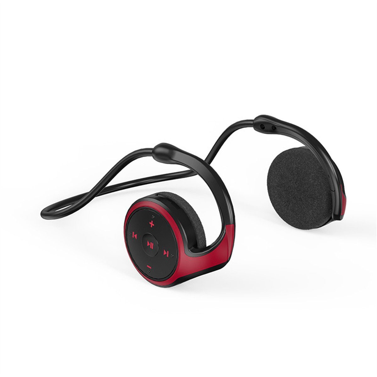 carefully selected Drahtlose Over-Ear-Bluetooth-Kopfhörer, geeignet für den Sport Over-Ear-Kopfhörer Rot