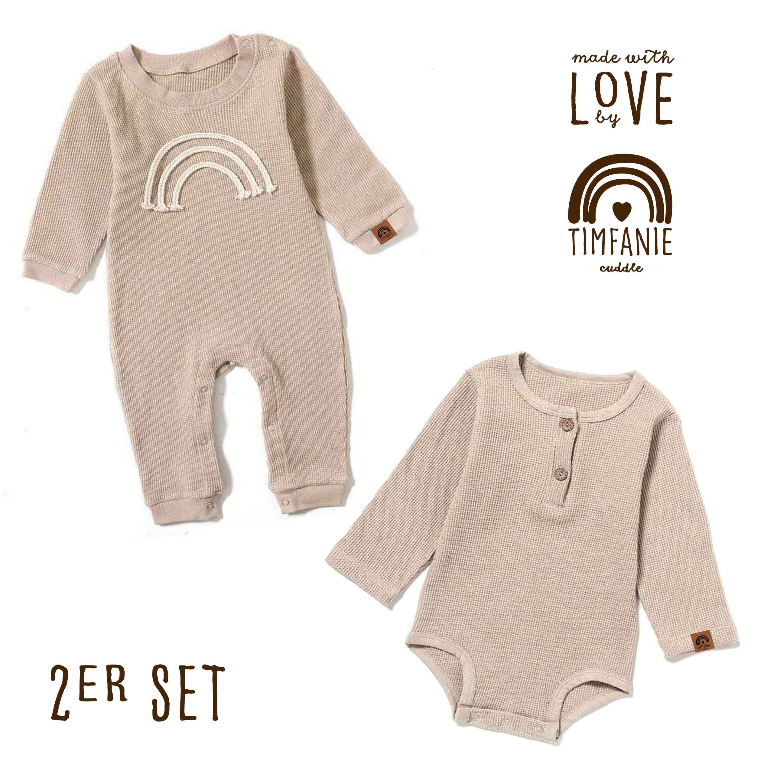 Timfanie Strampler Timfanie®, Pure, Body + Strampler Set, Gr. 62-68, 0-3 Monate, (1-tlg)