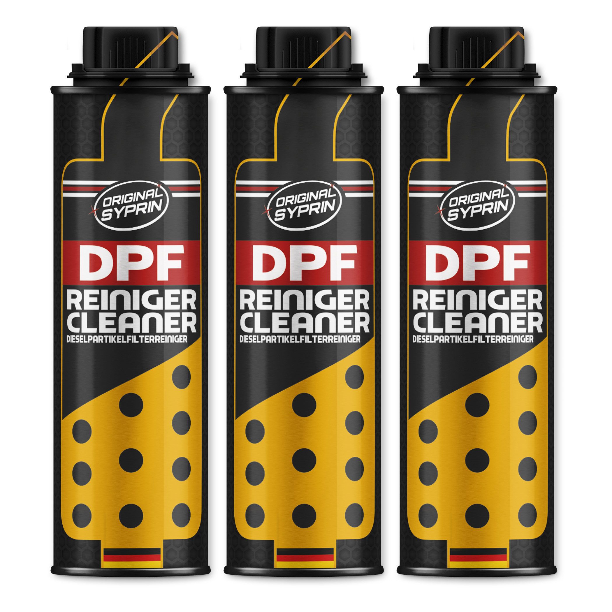 Original Syprin Diesel-Additiv DPF Reiniger l Diesel Partikelfilter Schutz, 0.9 l, (3-St., Diesel DPF Cleaner & DPF Schutz 300ml) Unterstützt DPF-Regeneration, Reduziert Rußablagerungen