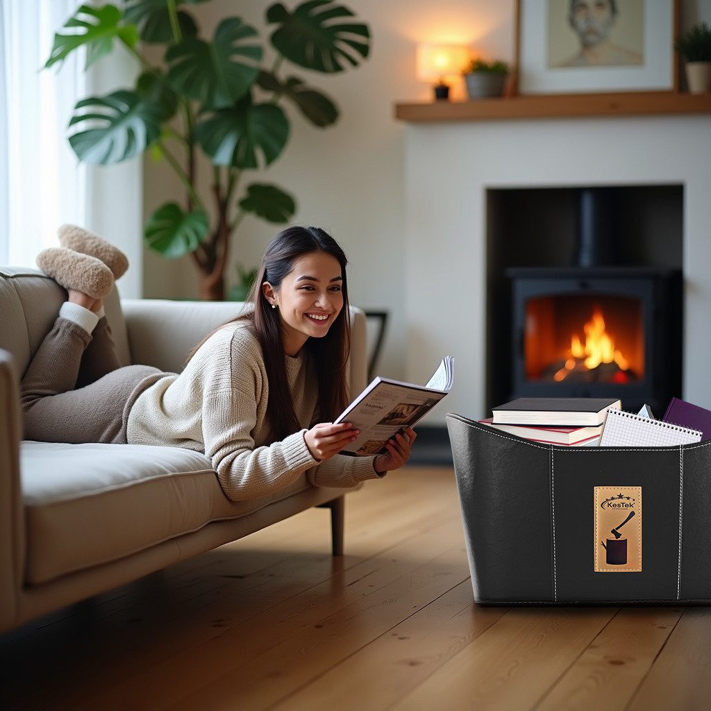 DEMA Kaminholzkorb Kaminholzkorb Salzburg, schwarz, 530x350x310 mm günstig online kaufen