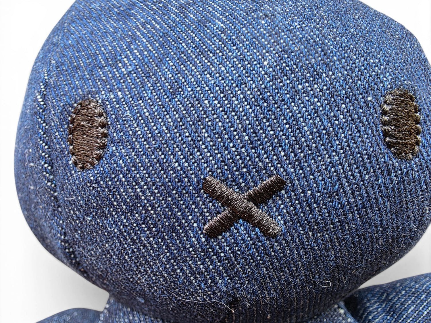 Bon Ton Toys Kuscheltier Miffy sitzend RAW Denim blau Jeans dunkelblau 23 cm
