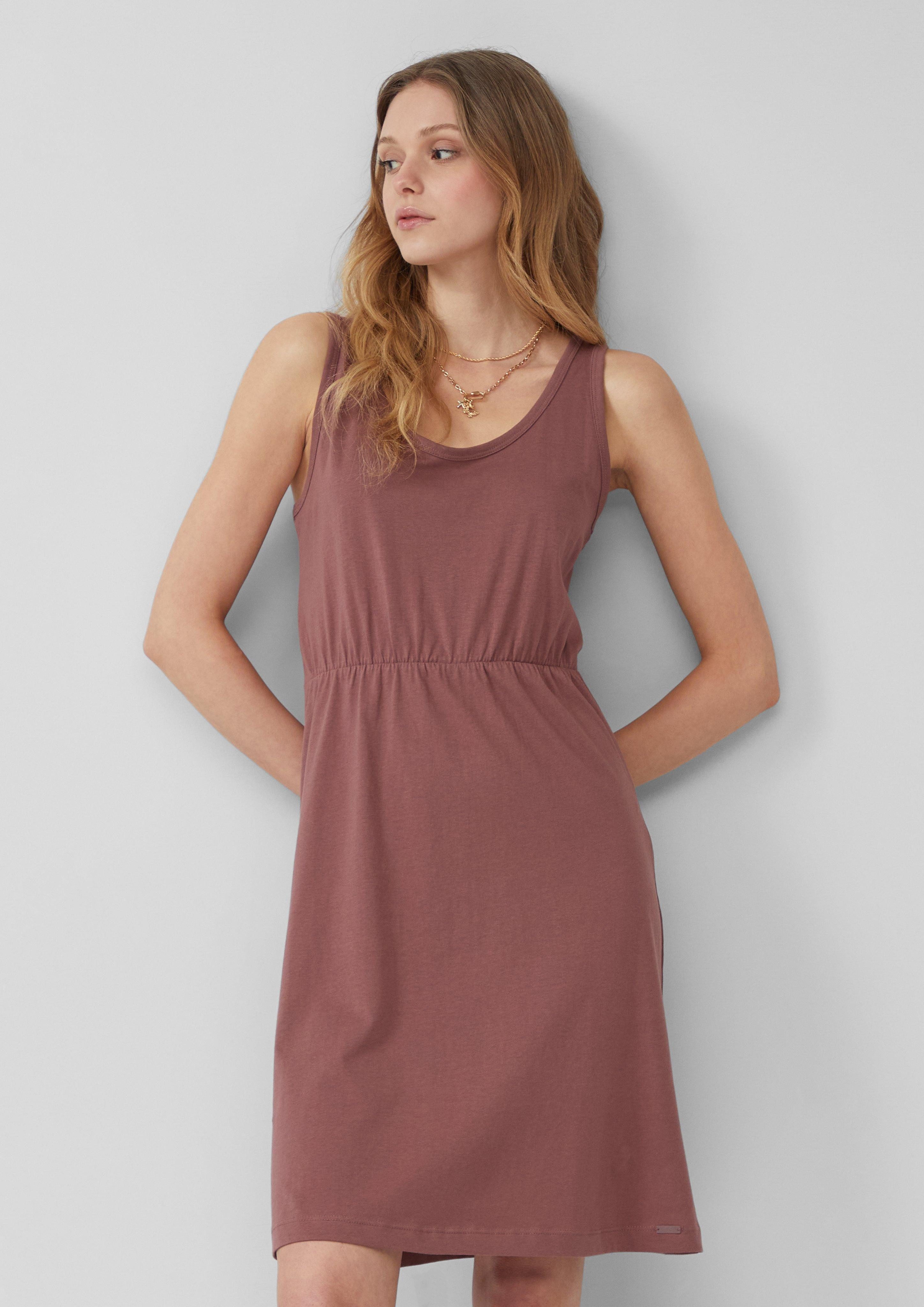 QS Minikleid Kurzes Jerseykleid aus Baumwolle günstig online kaufen