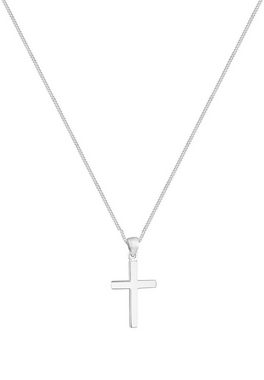 Elli Kette mit Anhänger Kreuz Symbol Religion 925 Silber, Kreuz