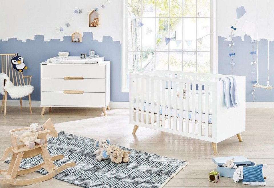 Pinolino® Babymöbel-Set Move, (Spar-Set, 2-St., Kinderbett, Wickelkommode),  breit; Made in Europe; mit