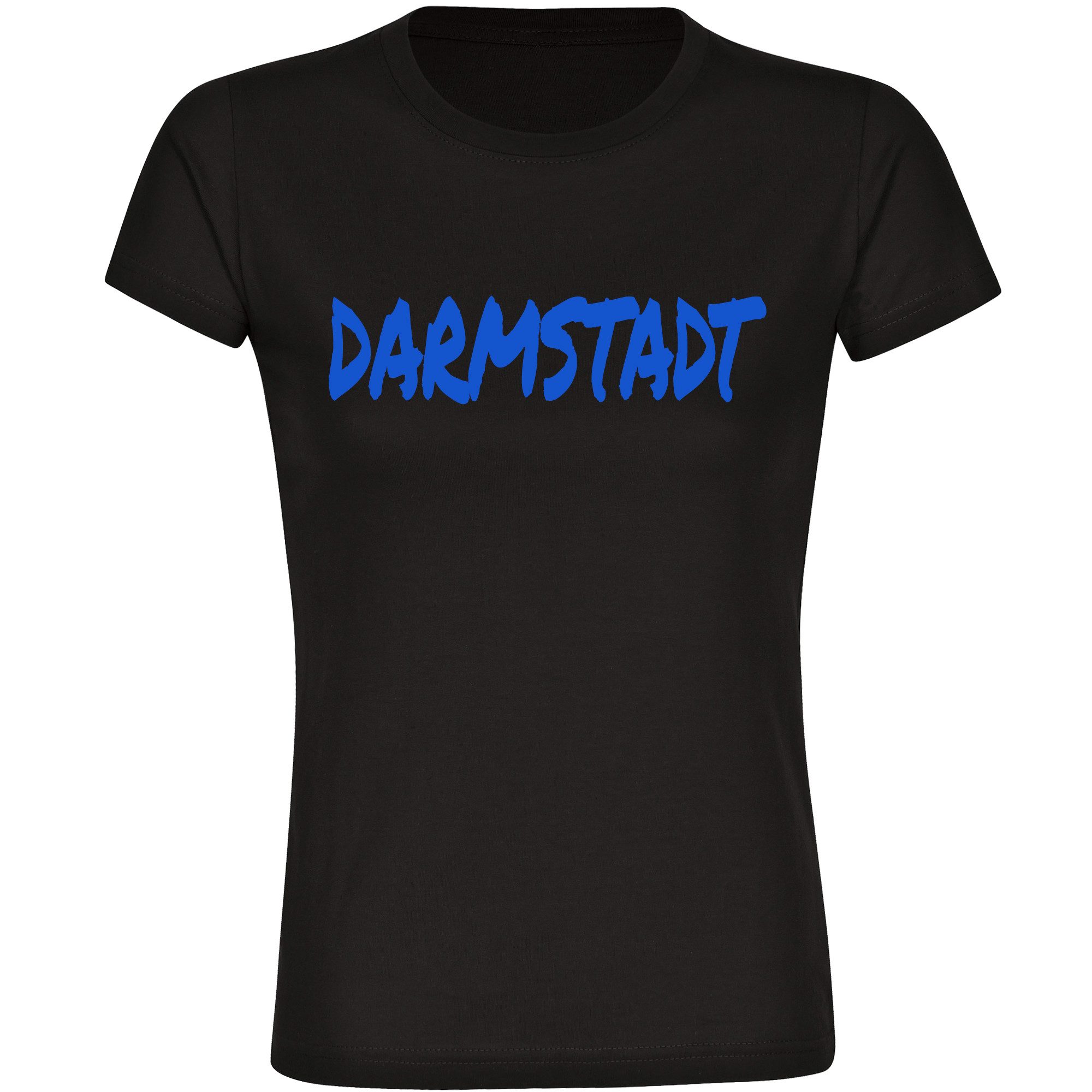 multifanshop T-Shirt Damen Darmstadt - Textmarker - Frauen
